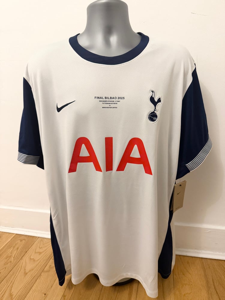 Image of PRE ORDER: NEW Tottenham Hotspur “JOHNSON 22” 2024/25 Home Europa Final Shirt (XXL)