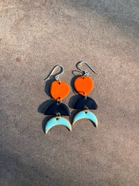 LA LUNE DROP EARRINGS - SEA TIGER