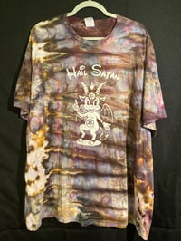 Image 1 of 3XL Hail Satan Tie Dye Shirt