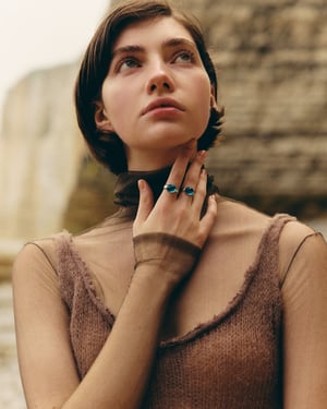 Image of LOWOOL -  Dew Silver Ring