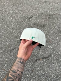Image 3 of  MULTI TONE OFF WHITE TORONTO BKUEJAYS CUSTOM FITTED CAP