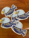 Alaska Eagle With Scarf Sticker