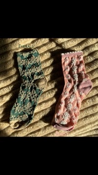 Image 1 of floral socks