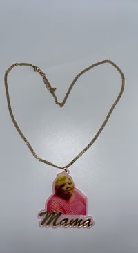 Image 3 of Custom Picture Name Necklace 
