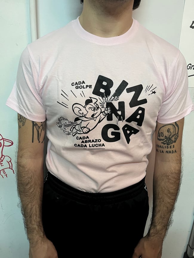 Camiseta 'Ratone' en rosa palo