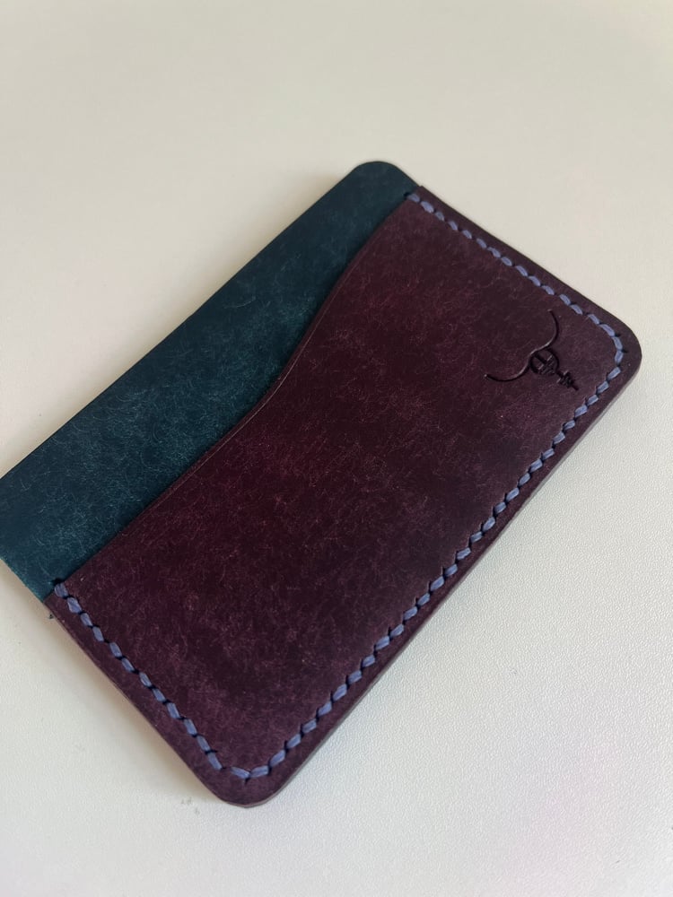 Image of Sapphire/Violet Pueblo Horizontal Cardholder 