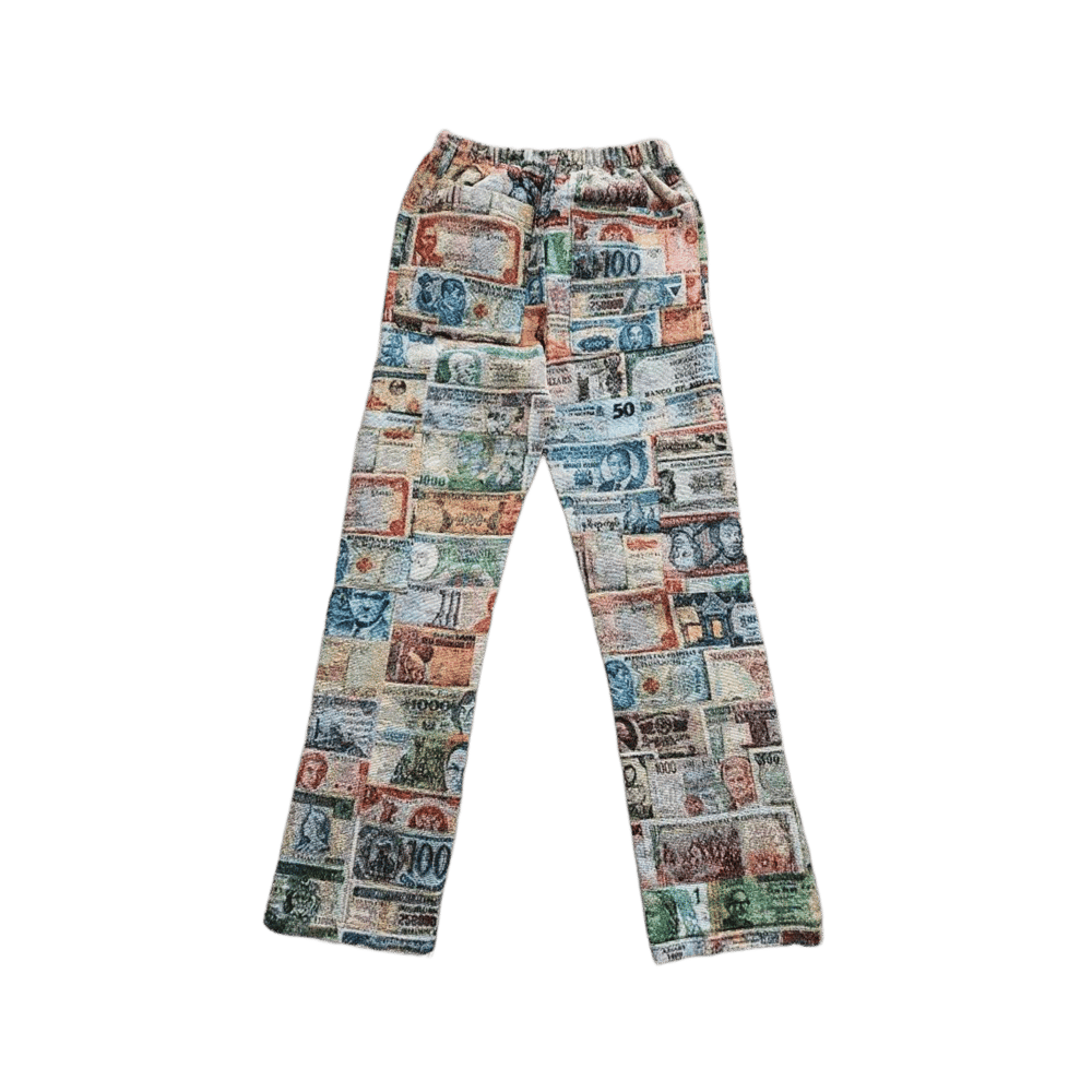 Foreign Currency Cargo Pants
