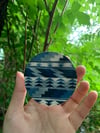 Blue Weaving Sticker