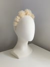 TULLE PUFF HEADBAND : NATURAL