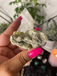 Image 5 of Prehnite Raw Cluster