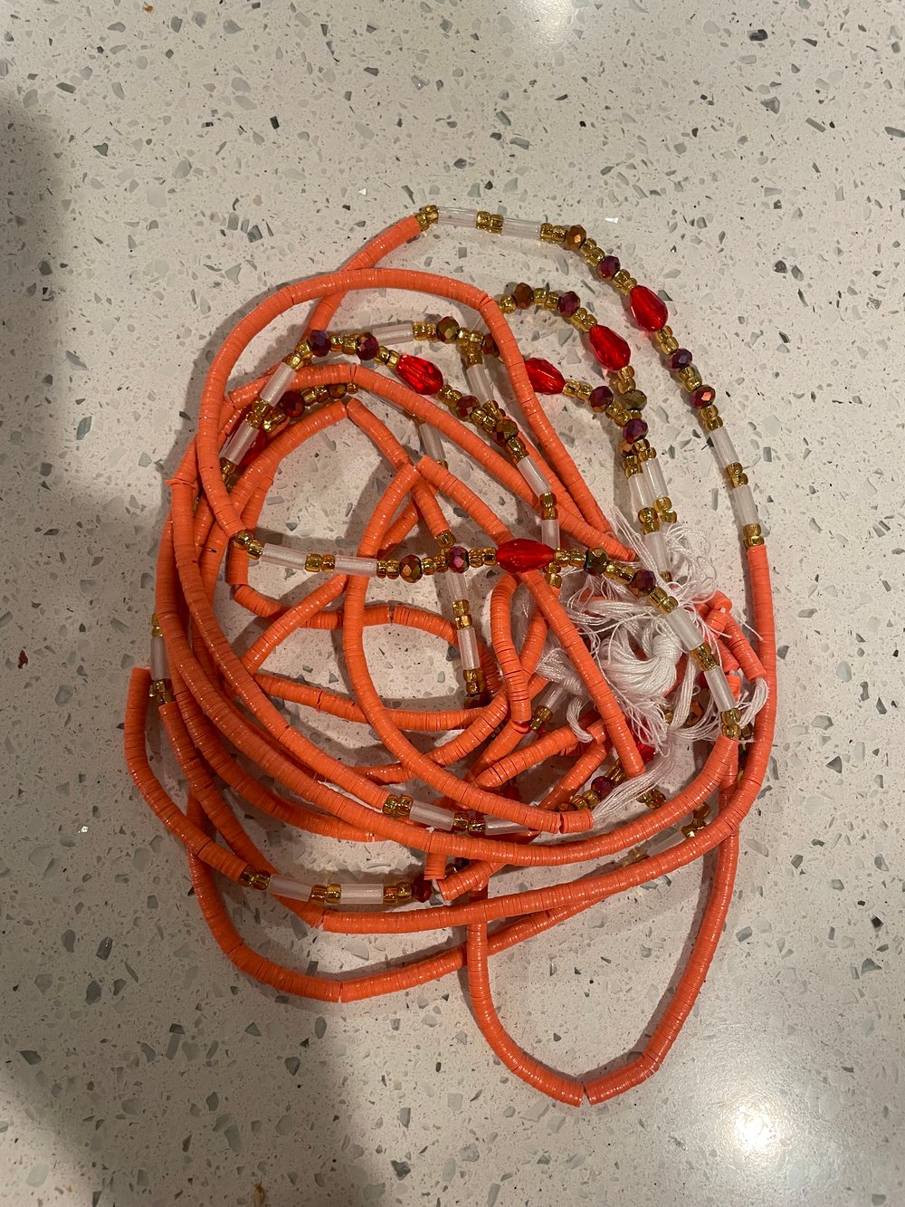 COURAGE African blessed spiritual waistbeads