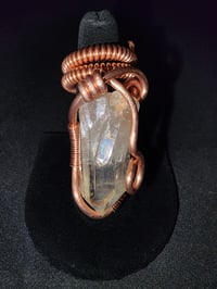 Adjustable Citrine Ring #3, Madagascar 