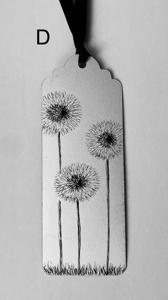 Image of One Hand Drawn, Double Sided, Personalized Bookmark