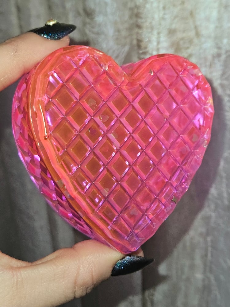 Image of Neon Pink Heart Box 2