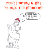 Grannies last Christmas Card
