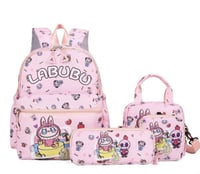 3 PIECE LABUBU BACKPACK SET