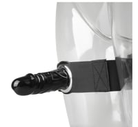 Leg Harness with Black Dildo