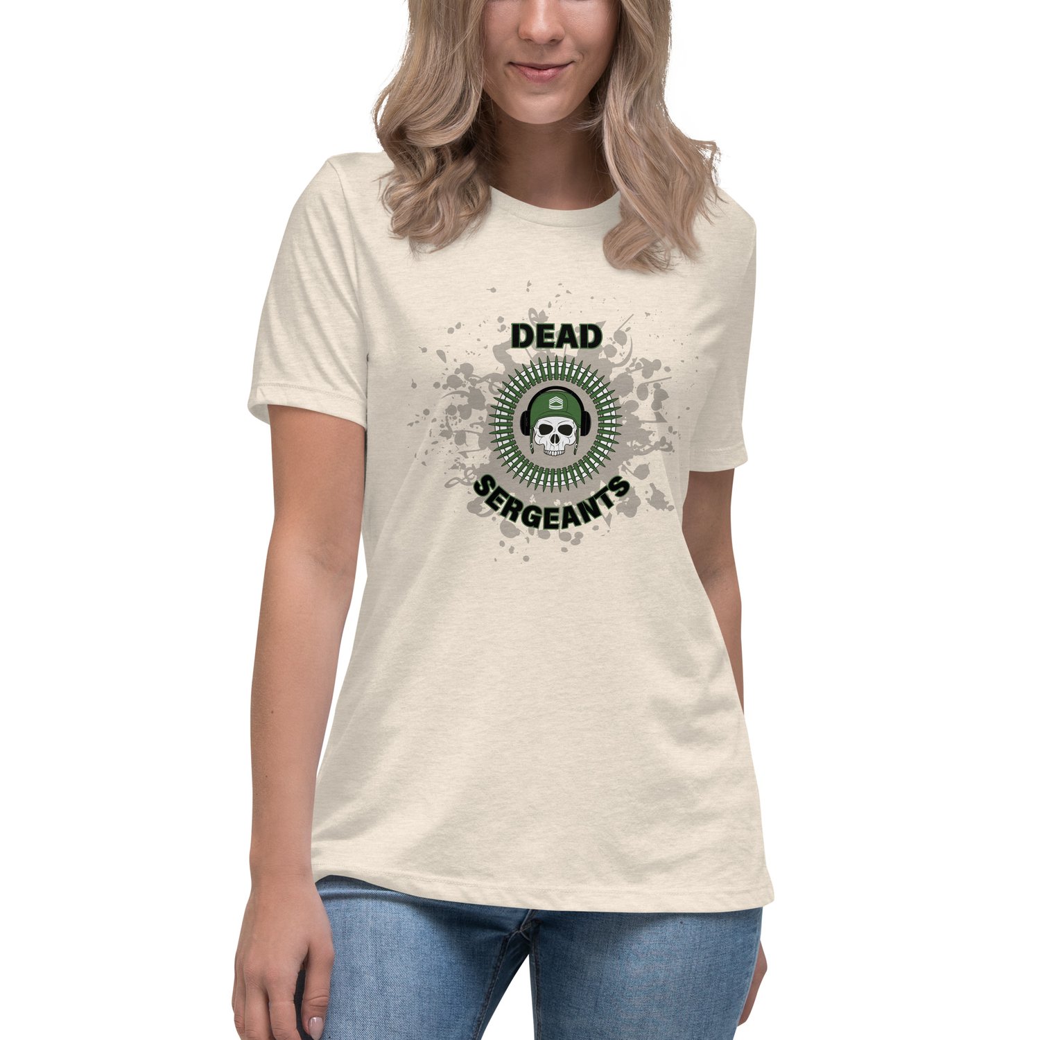 Image of Women's Relaxed T-Shirt Dead Sergeants band tshirt 