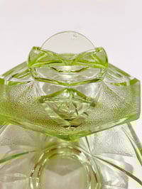 Image 5 of Uranium Glass Trinket Set