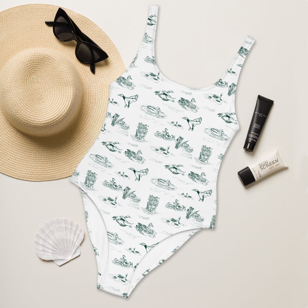 All the Ducks I Have to Give One-Piece Swimsuit
