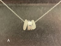 Image 2 of Sterling Silver “LOVE” charm with Sea Glass