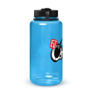 Image of Wide mouth plastic water bottle