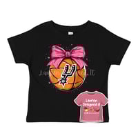 Image 1 of Kids Pink Bow Spurs 