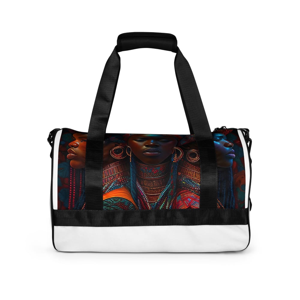 Image of Sisterhood All-over print gym bag