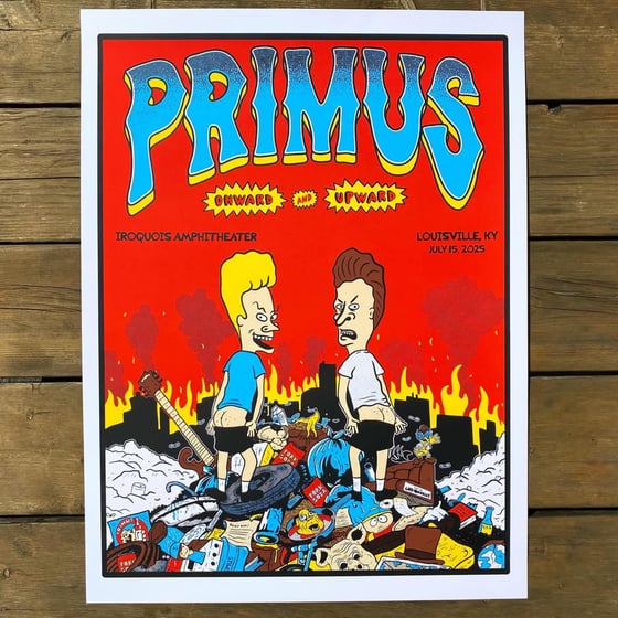 Image of Primus Tour Poster Louisville KY 