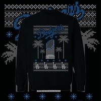 DODGERS WS CHAMPS UGLY SWEATER
