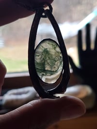 Image 3 of Moss Agate with Rib Bones #4
