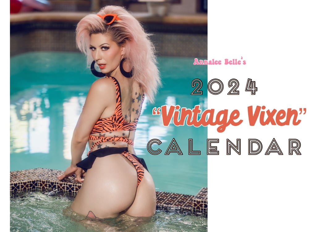 PG 2024 Vintage Vixen Calendar - NON-NUDE