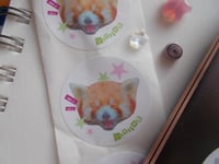 Image 3 of st3inz red panda sticker 