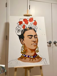 Image 3 of Frida Kahlo Original Painting