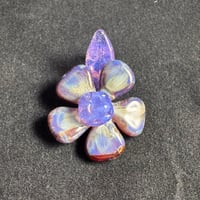 Image 1 of Dusty Purple Flower Pendant 