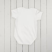 Image 3 of Baby jersey bodysuit with Llama