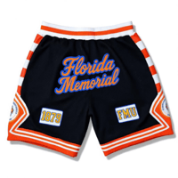 FMU BLACK BASKETBALL SHORTS 25