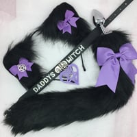 Purple/Black Witch Kitten PetPlay set 