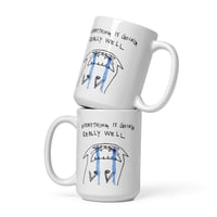 Image 1 of White glossy mug REALLY WELL 