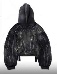 Image 2 of SS25 ‘Cave-r’ Denim Bomber Jacket