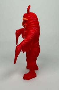 Image 4 of Angry Red Planet Hand Painted Three Eyed Martian Toy