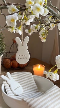 Image 2 of Personalised Bunny hanger 