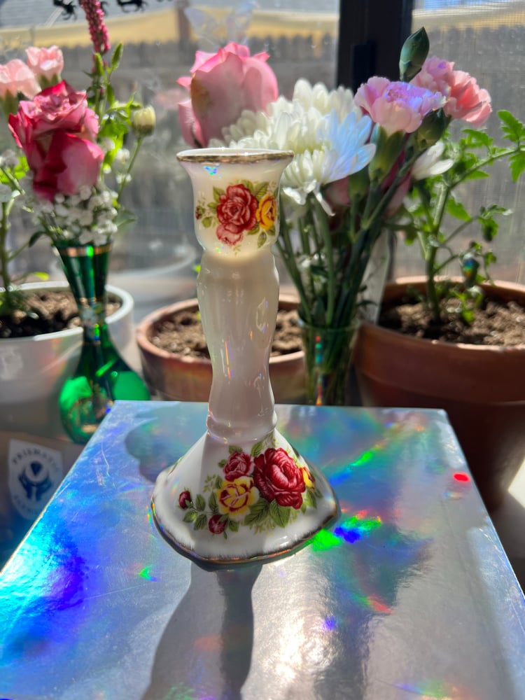 Image of Floral Candle Holder 🌷🕯️