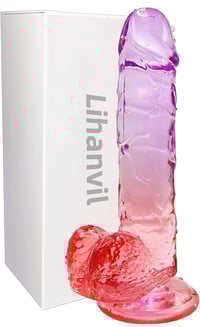 Image 1 of Red-Purple Dildo 