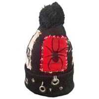 Image 4 of “GNARLY JUNK #1” Custom Punk Beanie