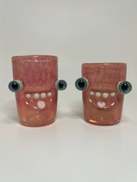 Image 2 of gold fume shot glass 