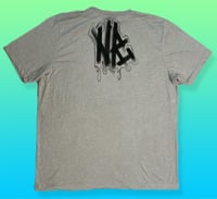 Image 2 of “WAVY EYE” CUSTOM PAINTED T-SHIRT XL