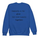 Image 10 of I love my hood youth crewneck sweatshirt