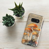 Image 4 of Beautiful Orange Mushroom Fungi Mycology Watercolor Tough case for Samsung®