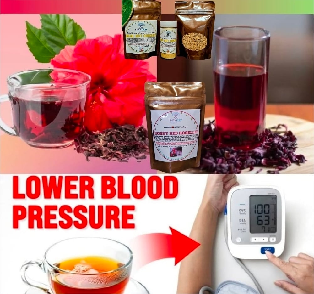 ROSEY RED ROSELLE! Hibiscus Tea-Weight-Circulation-Blood Pressure-Cholstrl-Liver-Mood-Heart-Sedative